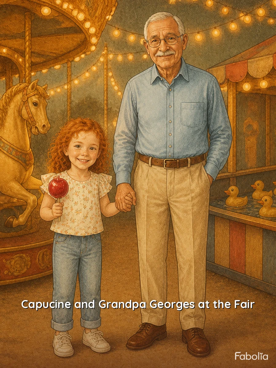Cover · Capucine and Grandpa Georges at the Fair